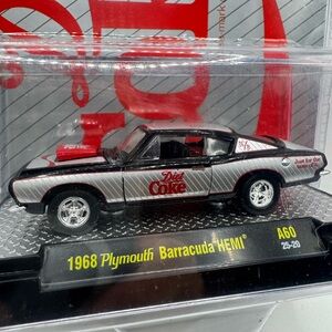 2026 M2 Machines 1968 Plymouth BARRACUDA HEMI Coca Cola Diet Coke CHASE